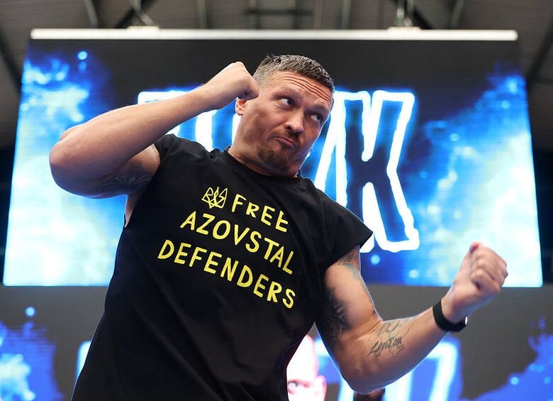 Усик і Дюбуа показали свою готовність: відео відкритого тренування