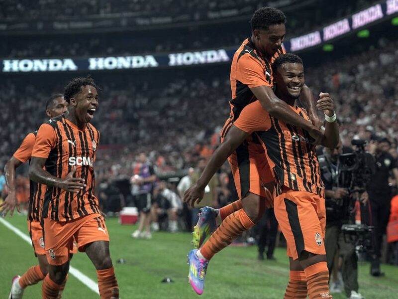 Відео голів матчу відбору ЛЄ Шахтар-Бешикташ