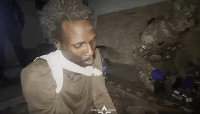 Взято в полон африканця, що воював за РФ