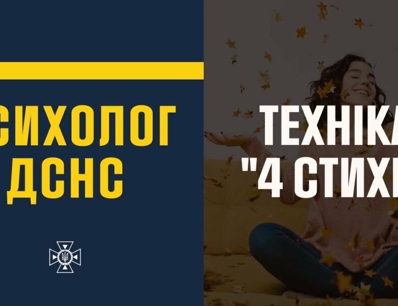 Техніка відновлення психофізичного стану «4 стихії»