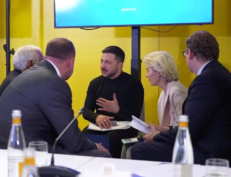 Зеленський обговорив з лідерами ЄС євроінтеграцію України і санкції для РФ