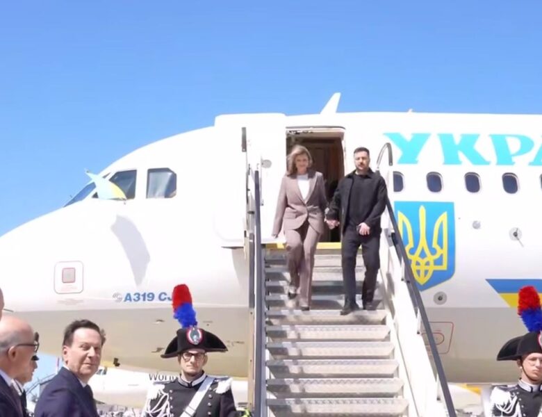 Зеленський прибув з візитом до Італії