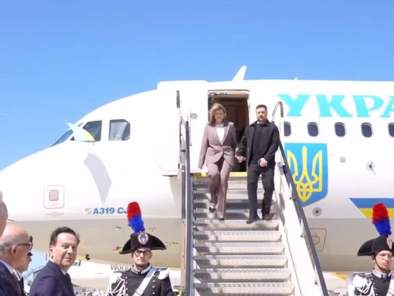 Зеленський прибув з візитом до Італії