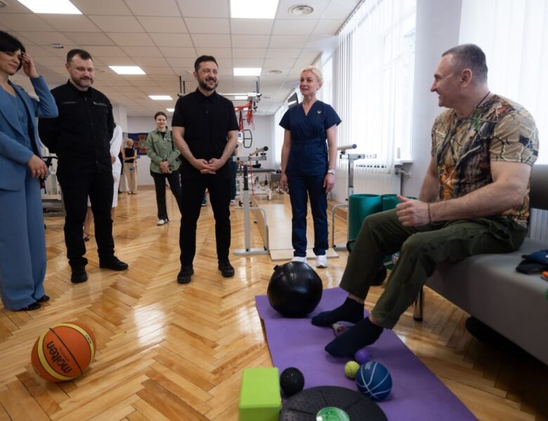 Зеленський відвідав реабілітаційний центр МВС