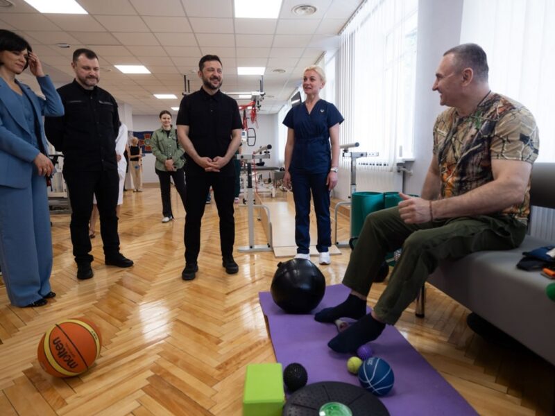 Зеленський відвідав реабілітаційний центр МВС