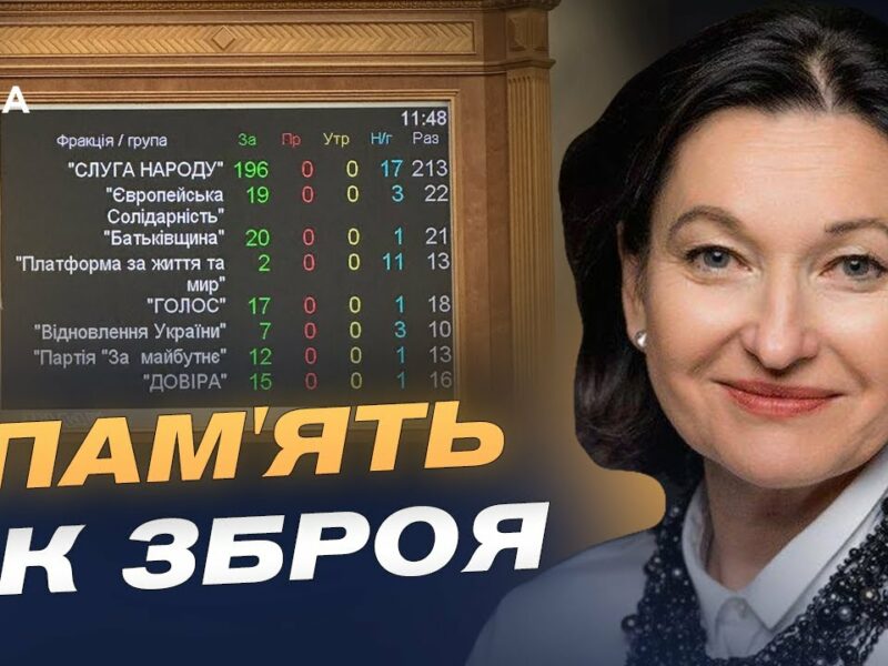 Новий законопроєкт про національну пам’ять: чому це питання безпеки | Ірина Констанкевич