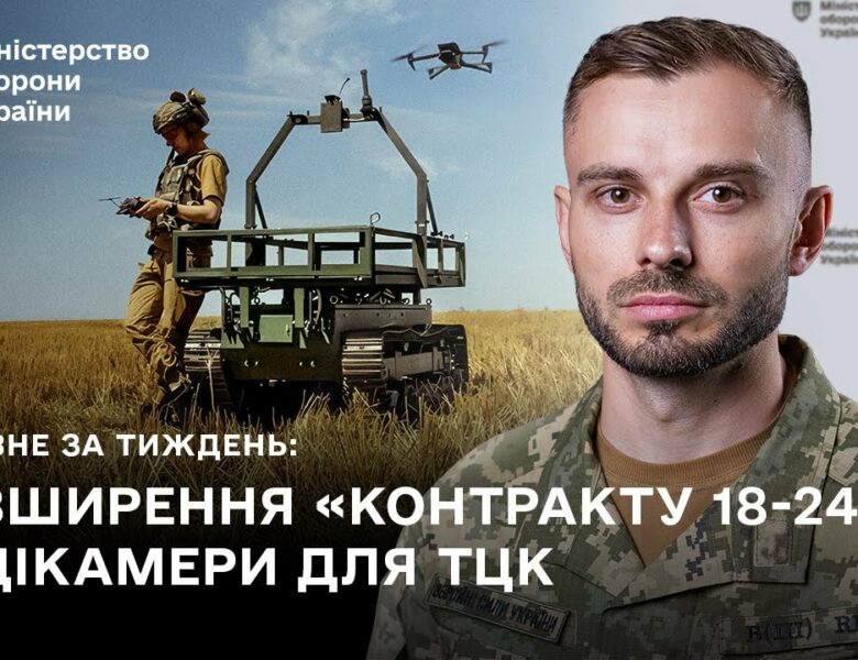 КОНТРАКТ 18-24, DELTA, БОДІКАМЕРИ ДЛЯ ТЦК: ГОЛОВНІ ПОДІЇ ТИЖНЯ