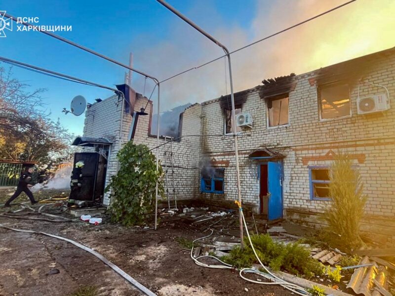 ДСНС показала наслідки удару по Харківщині