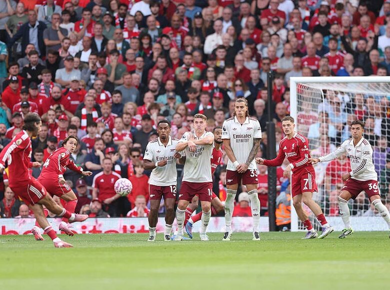 Ліверпуль та Арсенал ходили з м’ячем по полю до ефектного голу Собослаї