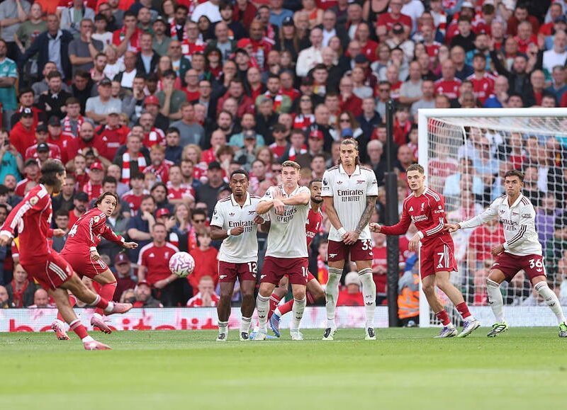 Ліверпуль та Арсенал ходили з м’ячем по полю до ефектного голу Собослаї