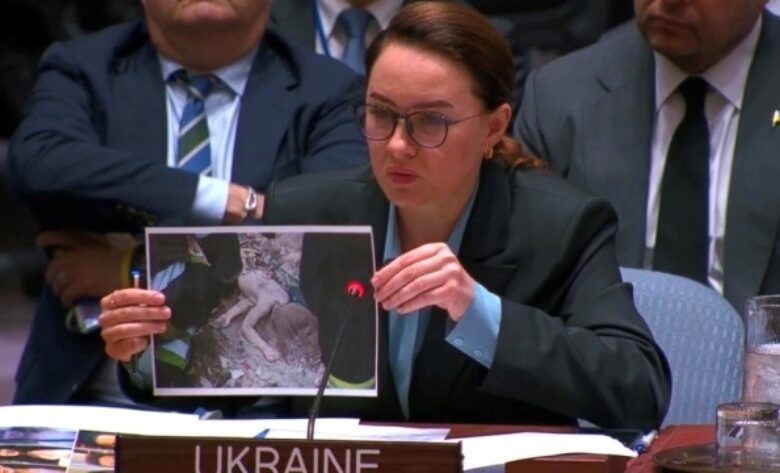 На Радбезі ООН показали фото закатованих українських дітей