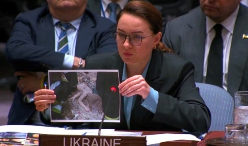 На Радбезі ООН показали фото закатованих українських дітей
