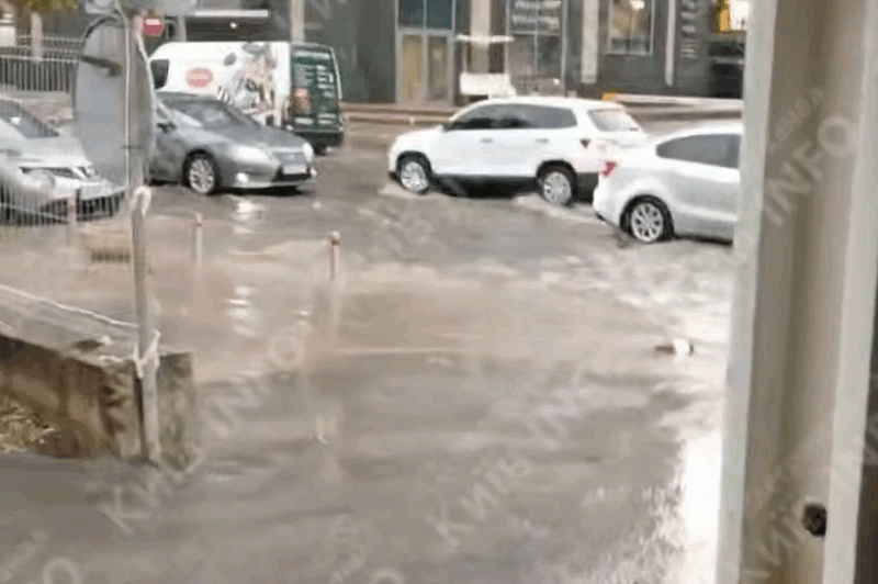 Повалені дерева й підтоплення: Київ накрила гроза