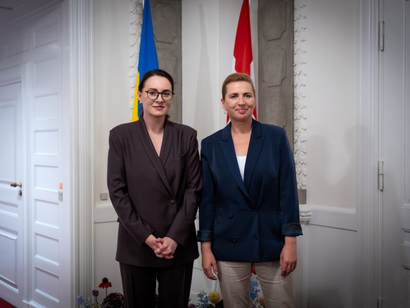 Свириденко зустрілася з премʼєром Данії