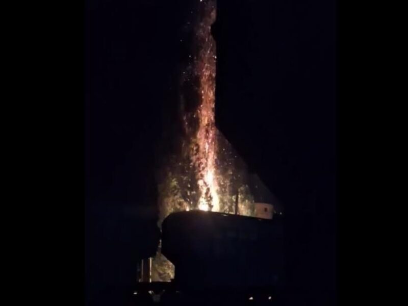 У Росії БПЛА другу ніч поспіль атакують залізничну станцію