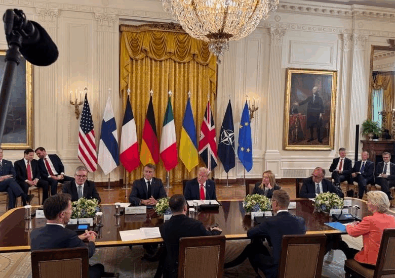 У США триває зустріч за участю лідерів Європи