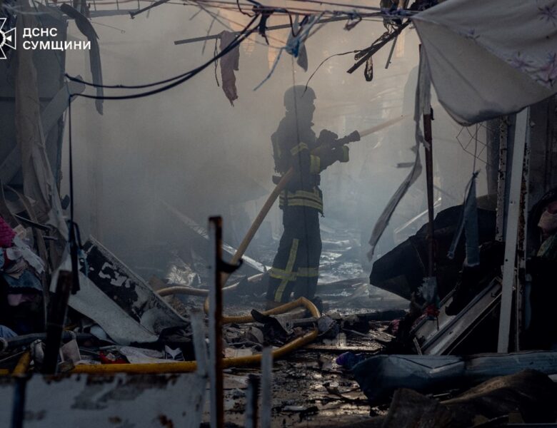 Удар по Сумах: зявилися фото наслідків