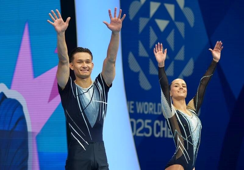 Українська пара зі спортивної аеробіки здобула першу в історії медаль
