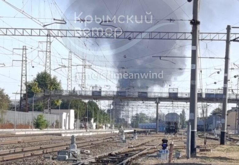 В Криму дрони атакували залізничну інфраструктуру