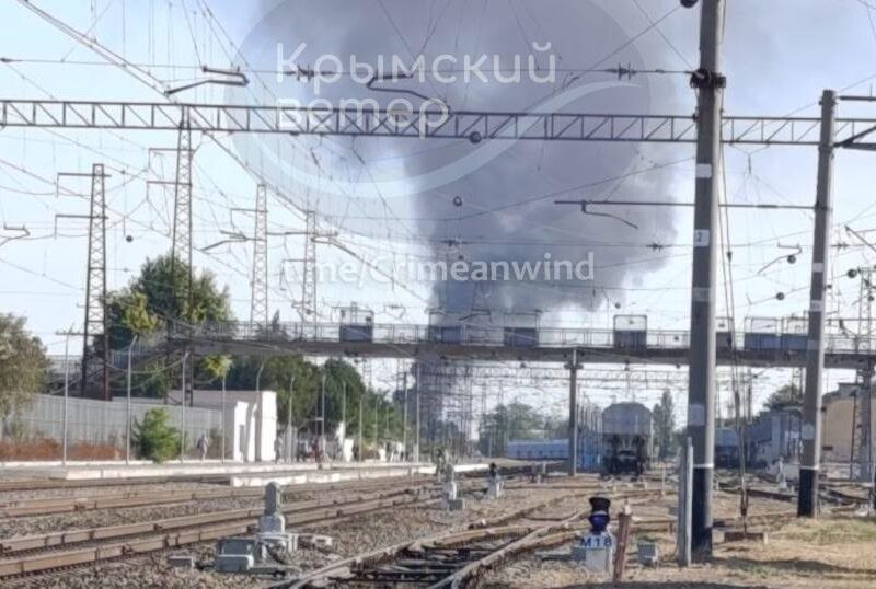 В Криму дрони атакували залізничну інфраструктуру