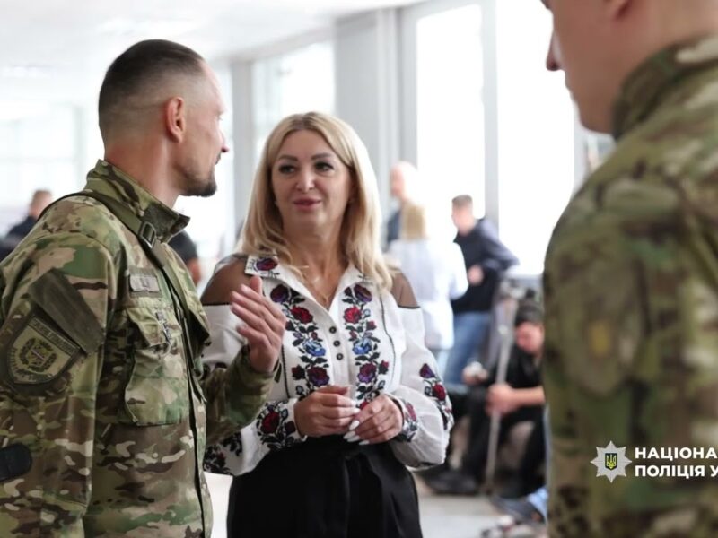 Відбувся показ документальної стрічки Ю. Бутусова “35 днів оборони Торецька” бригадою поліції «Лють»