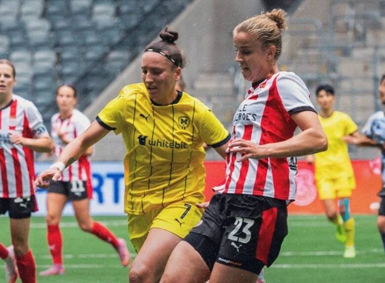 З мінітурніру на вибуття дівчата Металіста 1925 йдуть, програвши ПСВ