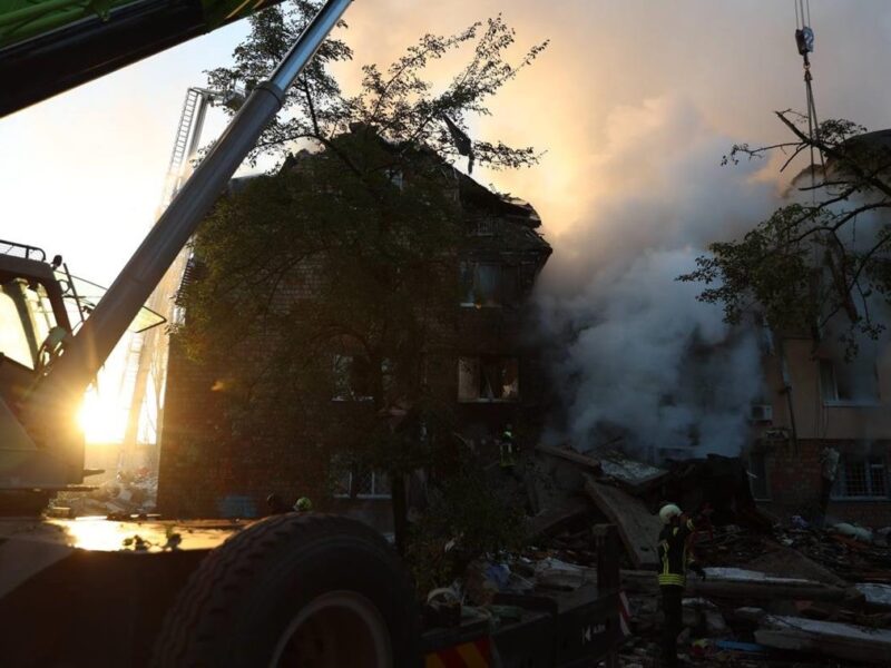 З’явились відео “прильотів” по Києву