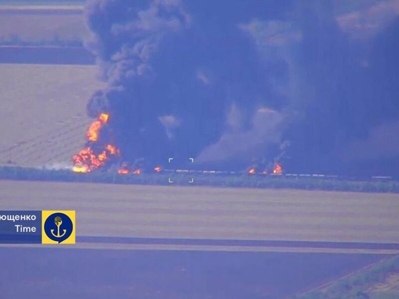 ЗСУ розтрощили російський потяг з пальним