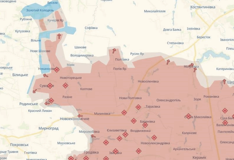 ЗСУ відкинули росіян на Донеччині – DeepState