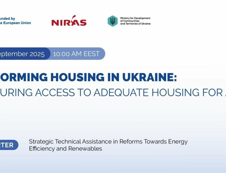 Technical housing workshop Reforming housing in Ukraine: ensuring access to adequate housing for all