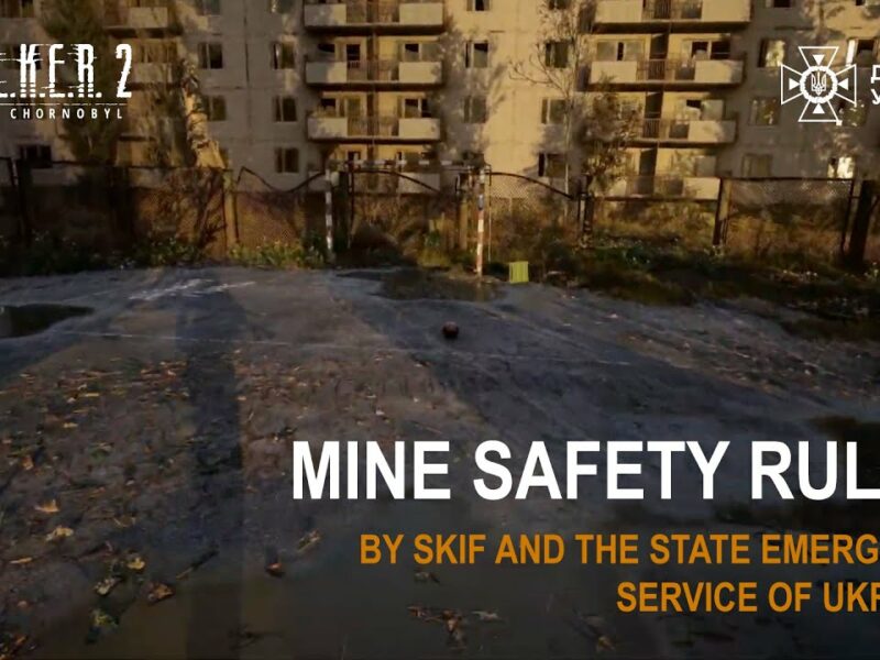 Skif from S.T.A.L.K.E.R. 2 helps State Emergency Service of Ukraine save lives
