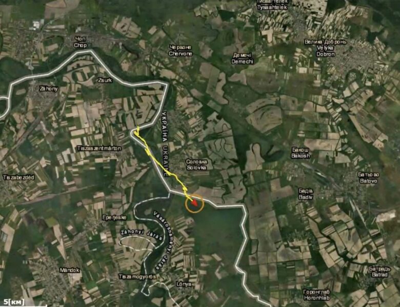 Генштаб показав докази зальоту угорського дрона