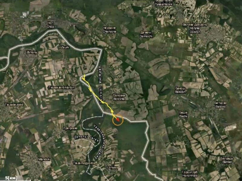 Генштаб показав докази зальоту угорського дрона