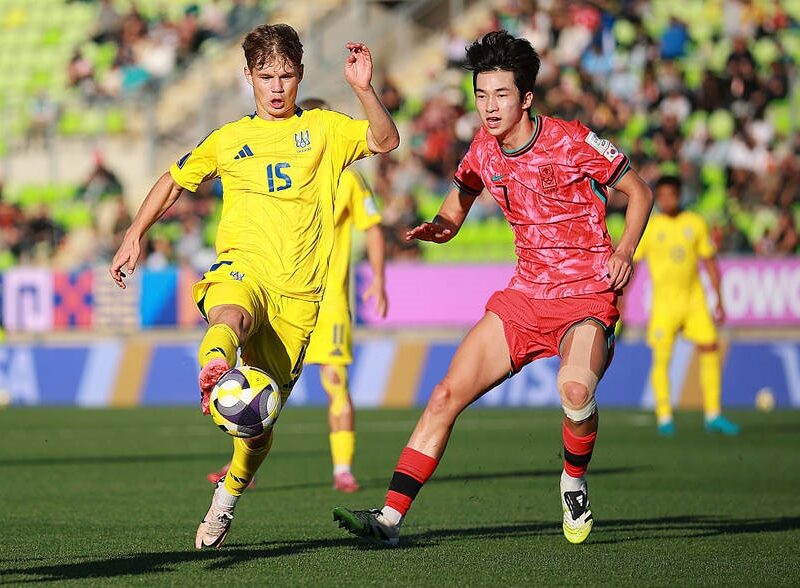 Хавбек України U-20 відзначився титулом кращого у матчі з Південною Кореєю