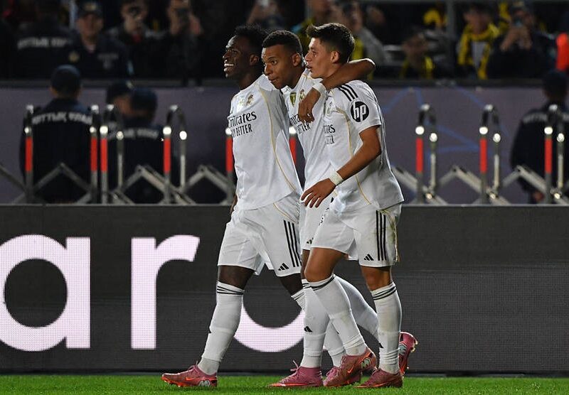 Хет-трик Мбаппе та результативний пас Куртуа принесли Реалу розгром Кайрата