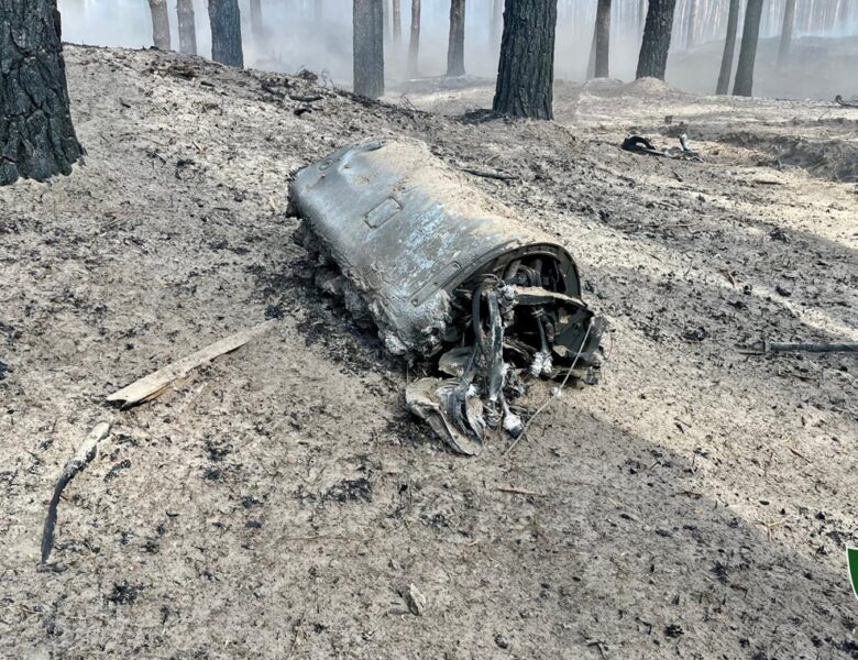 На Черкащині через російські ракети пошкоджено майже 6 гектарів лісу