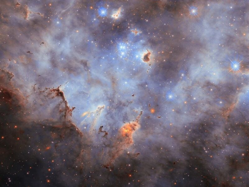 NASA показало знімок зоряного скупчення у Великій Магеллановій Хмарі