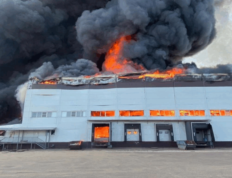 Під Москвою сталася потужна пожежа