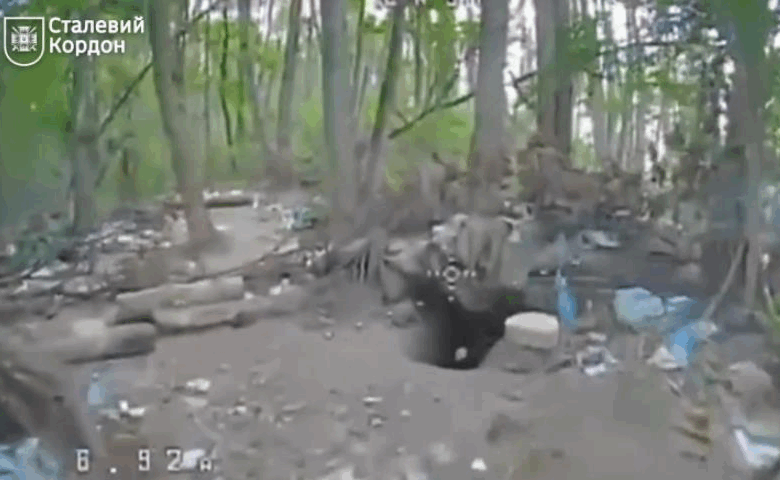 Прикордонники показали знищення росіян на Курському напрямку