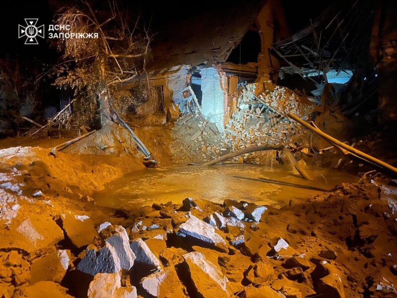 Стали відомі наслідки обстрілу Запоріжжя