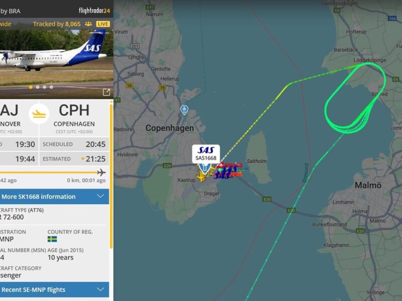 Столичний аеропорт Данії зупинив роботу через дрони