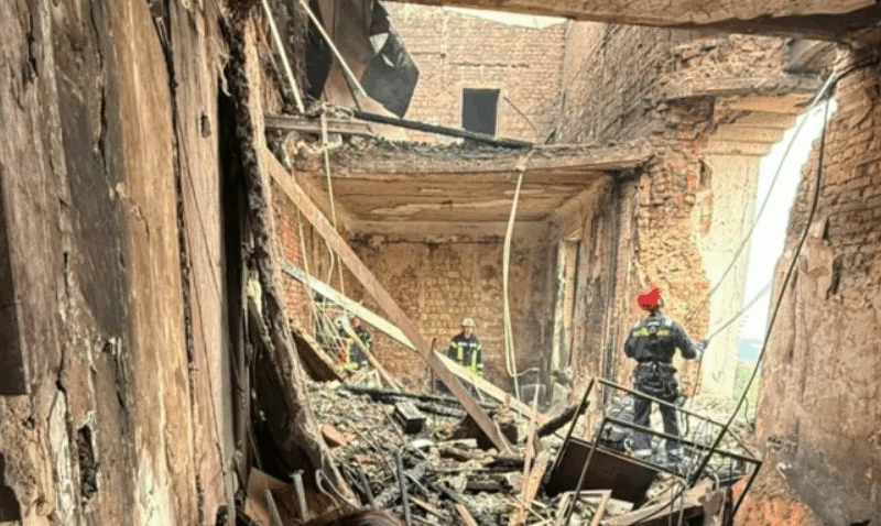 Свириденко показала руйнування у будівлі Кабміну