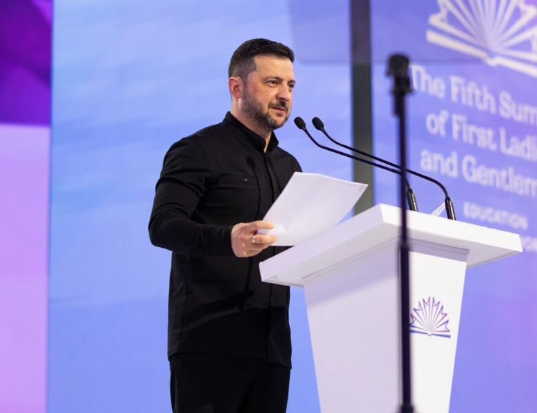 Виступ Володимира Зеленського на пʼятому Саміті перших леді та джентльменів