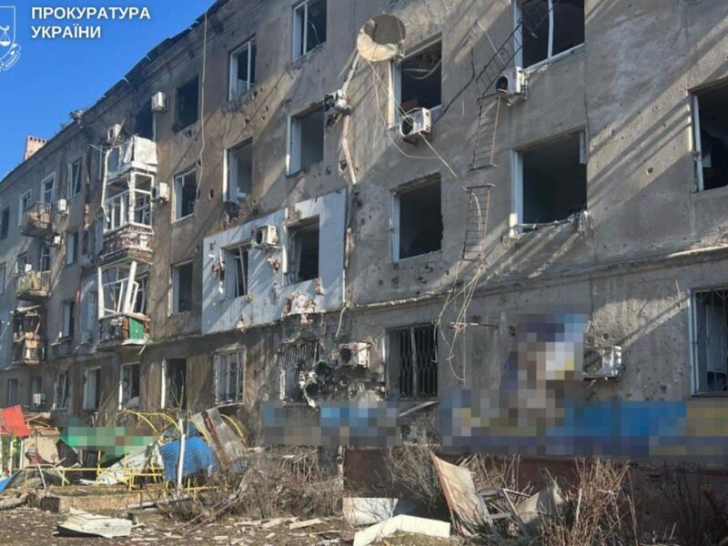 У Краматорську дев’ять поранених через удар бомби