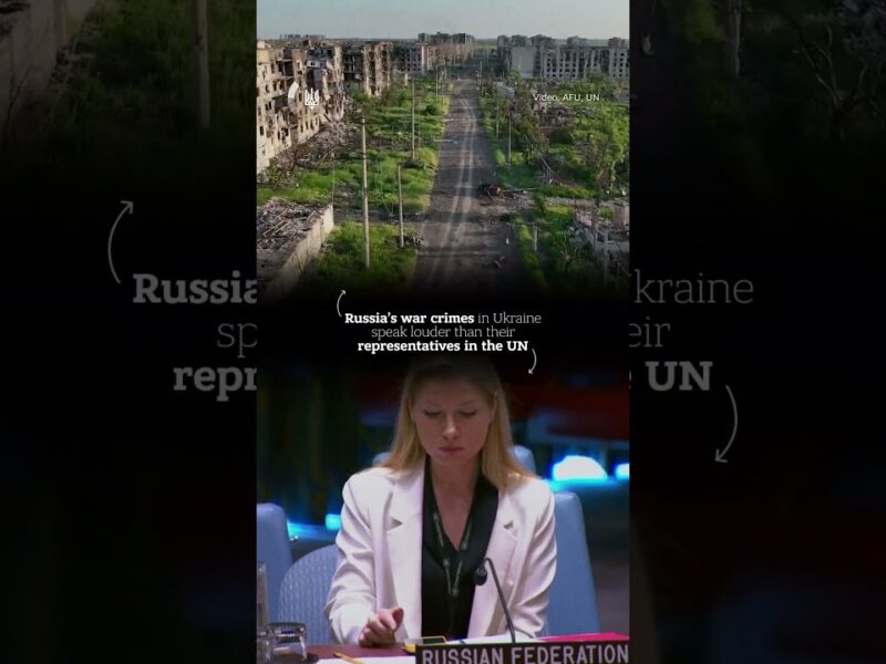 While Russia sits idly at the UN, Russia attacks Ukrainian cities, killing and injuring civilians