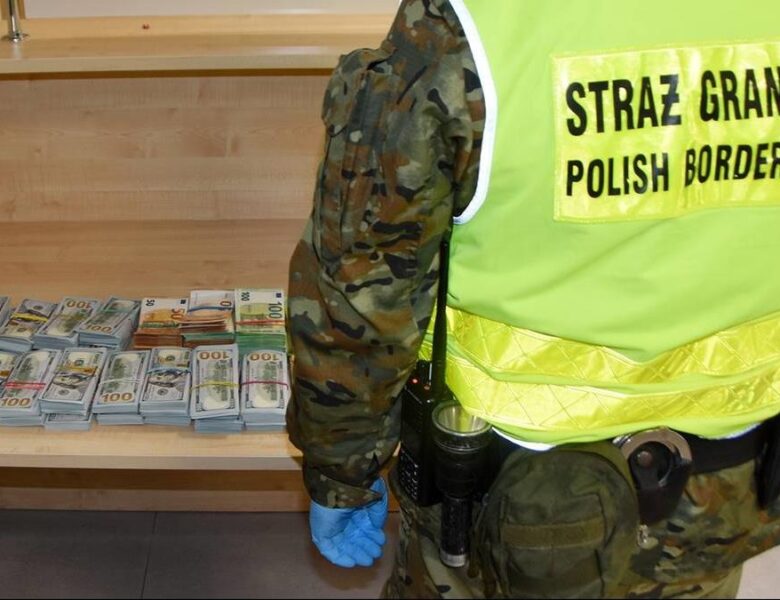 Українка намагалася провезти у Польщу купу валюти у валізі