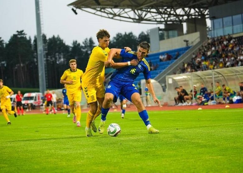 Українська молодіжна збірна U-21 з футболу виграла першу гру проти Литви