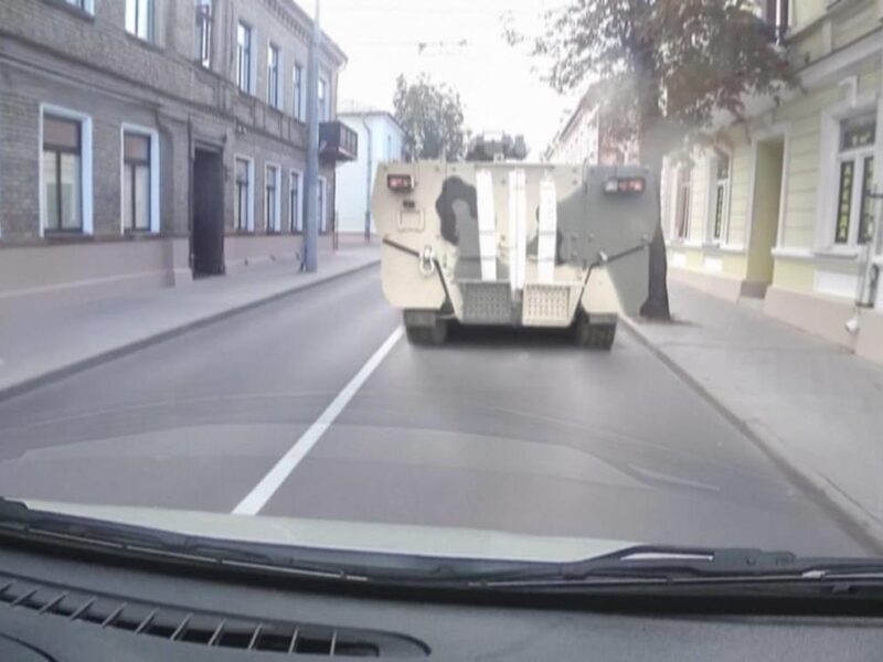 В Білорусі зафіксували новітній російський БТР-22