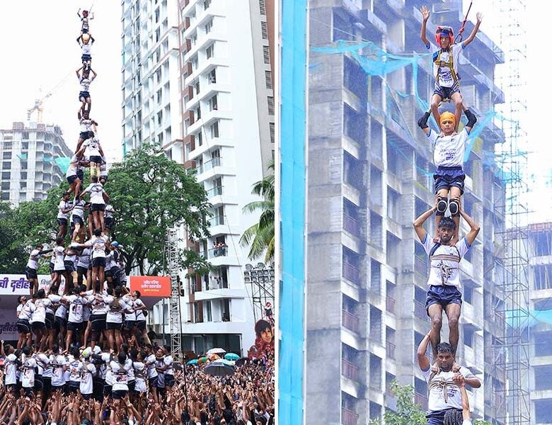 В Індії збудували найвищу “живу піраміду” у світі