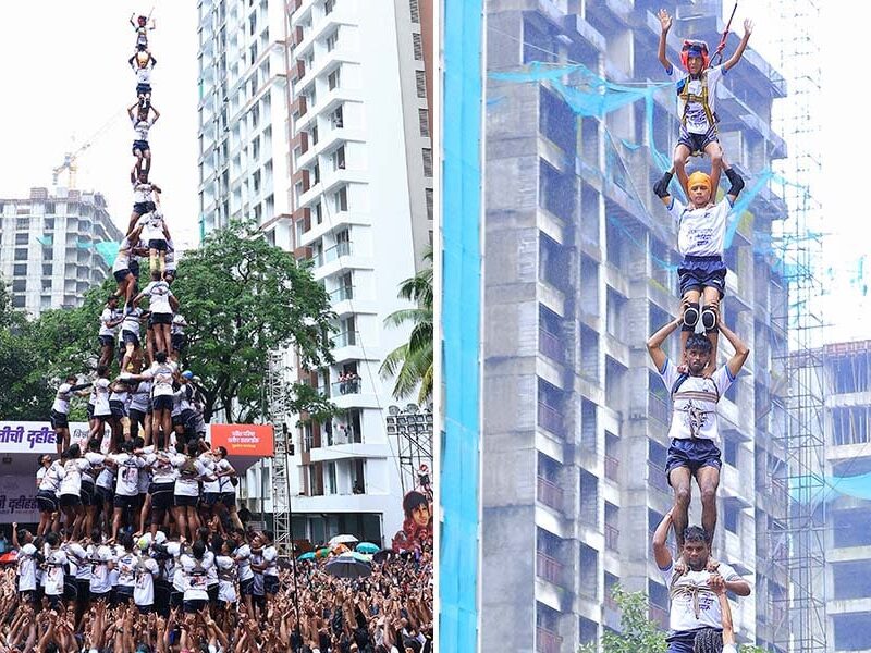 В Індії збудували найвищу “живу піраміду” у світі